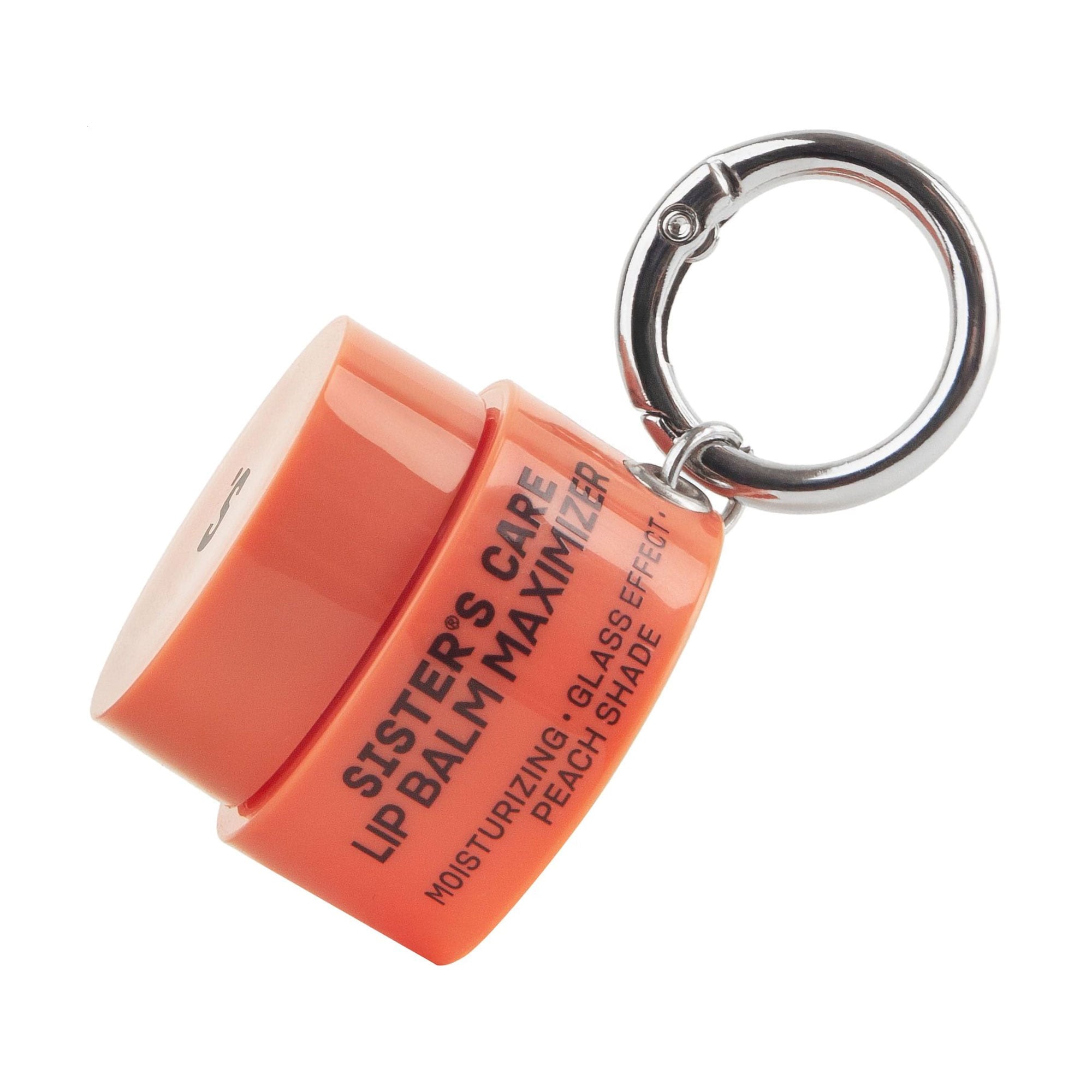 Бальзам для губ Sister's Aroma Sister's Care Lip Balm Maximizer, Peach Shade, з карабіном, 4 г
